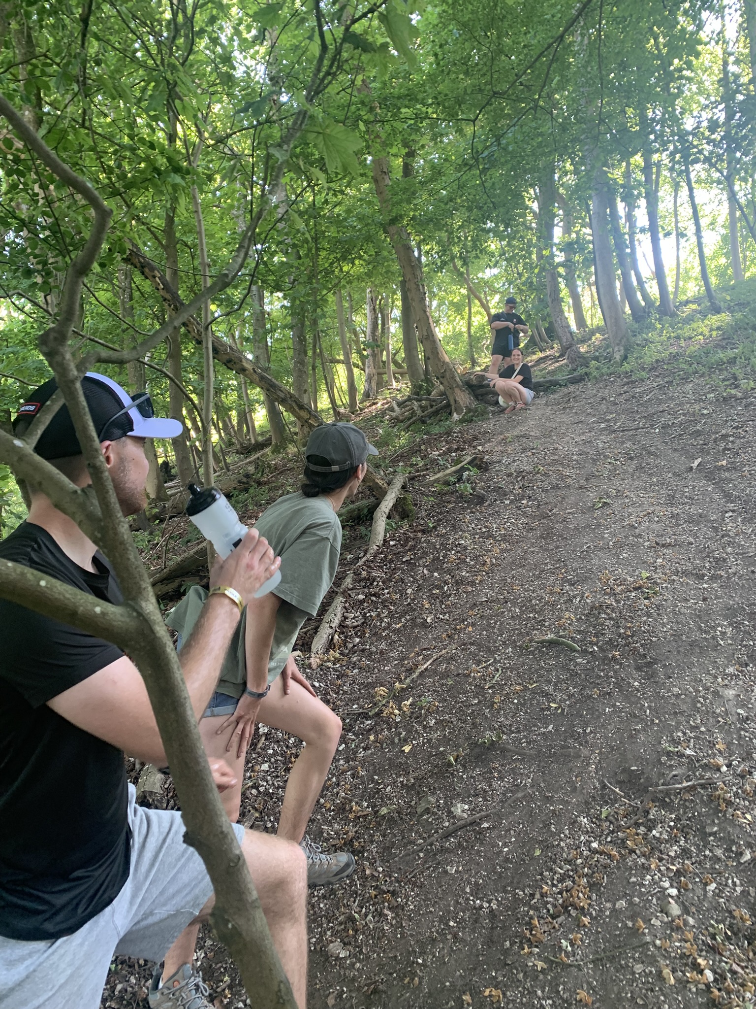 Climbing the hill
