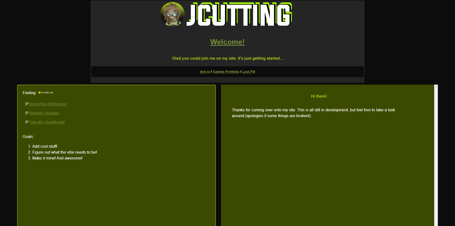 'Delete Twitter, make a Neocities' button