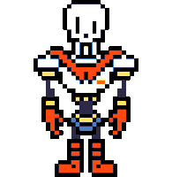 Gif from Deltarune of Tenna pointing up