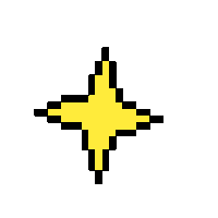Gif from Undertale of a save point